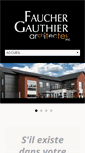 Mobile Screenshot of fauchergauthier.com